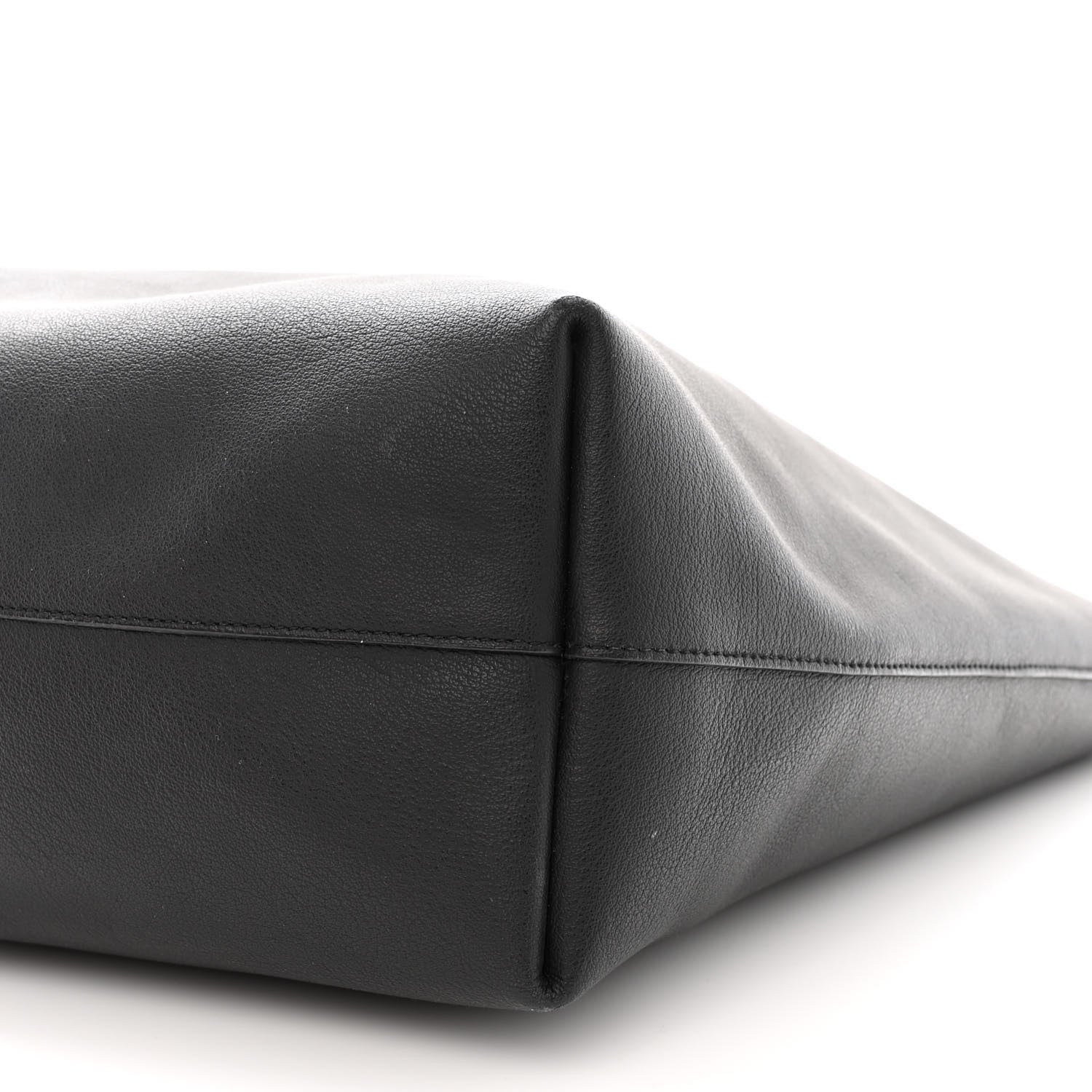 Saint Laurent Calfskin Large Shopping Tote Black 12 of 18