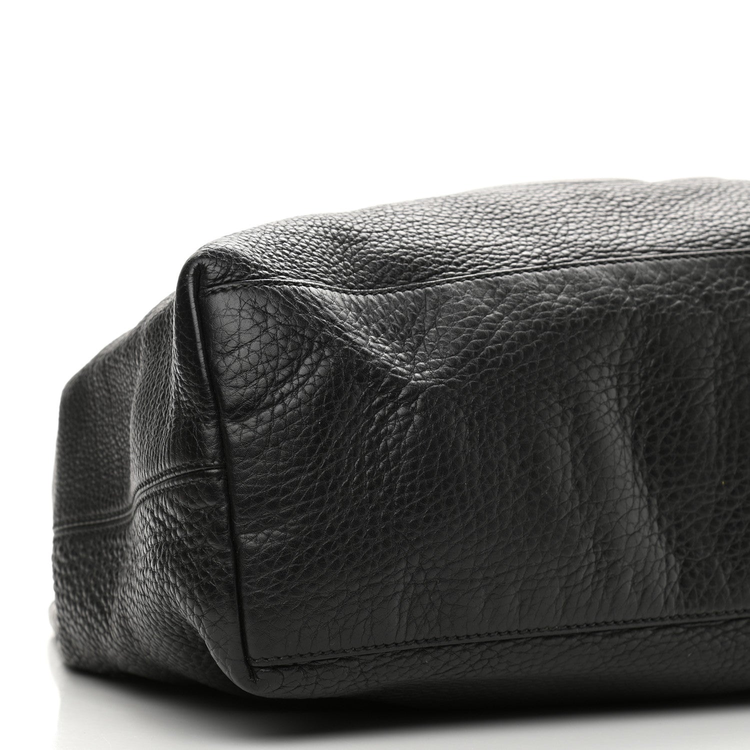 Gucci Pebbled Calfskin Medium Soho Chain Shoulder Bag Black 5 of 17