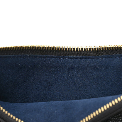 Louis Vuitton Empreinte Monogram Giant Neverfull MM Pochette Black 6 of 7