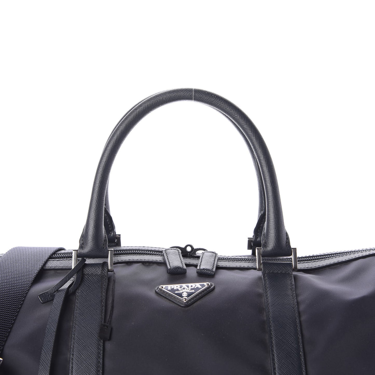 Tessuto Nylon Saffiano Viaggio Duffle Baltico