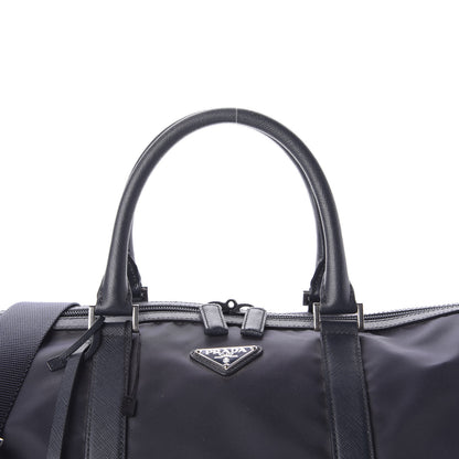 Prada Tessuto Nylon Saffiano Viaggio Duffle Baltico 11 of 11