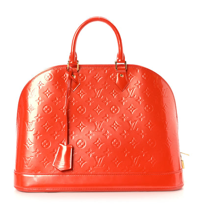 Louis Vuitton Vernis Alma GM Orange Sunset 1 of 10