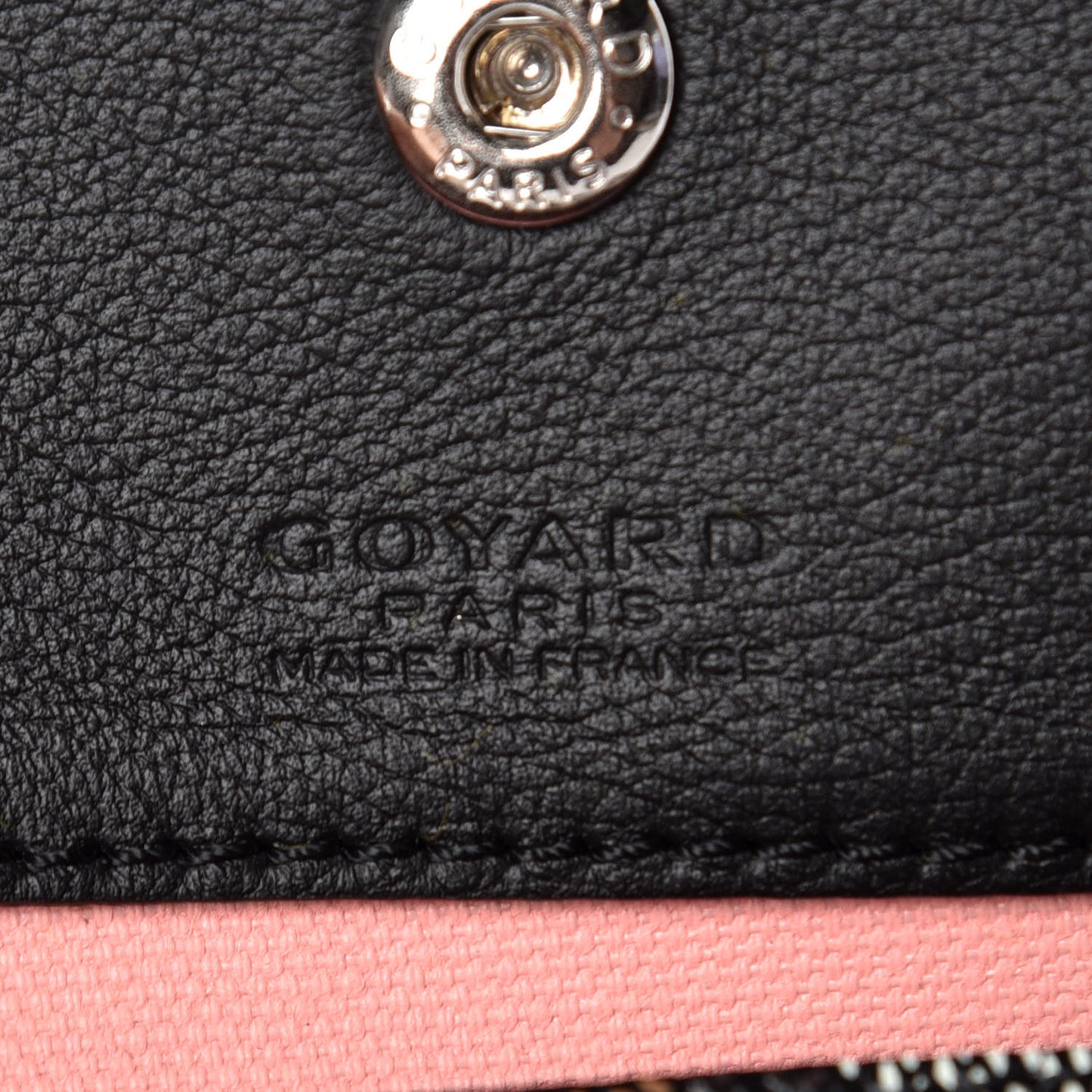 Goyardine Saint Louis Claire Voie PM Black Pink