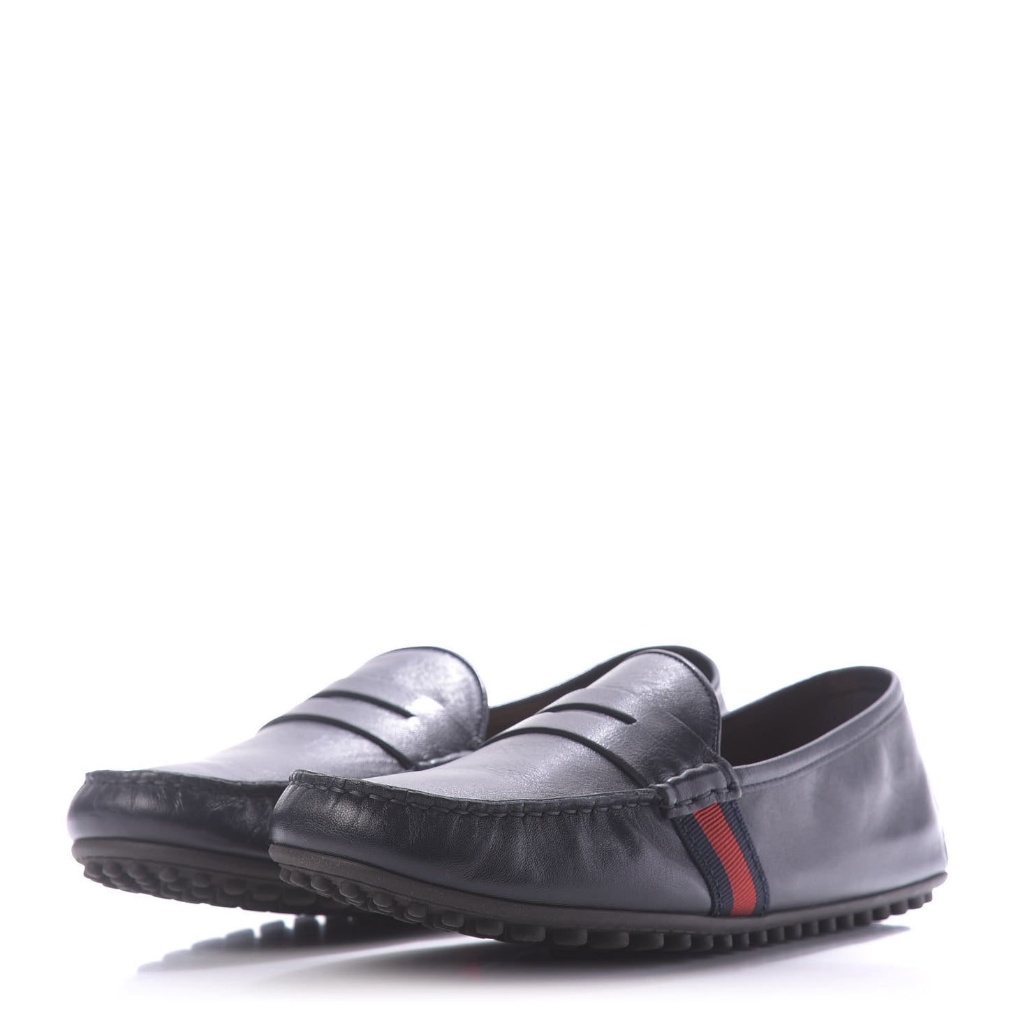 Nappa Web Mens Kanye Driver Loafers 8.5 Blue