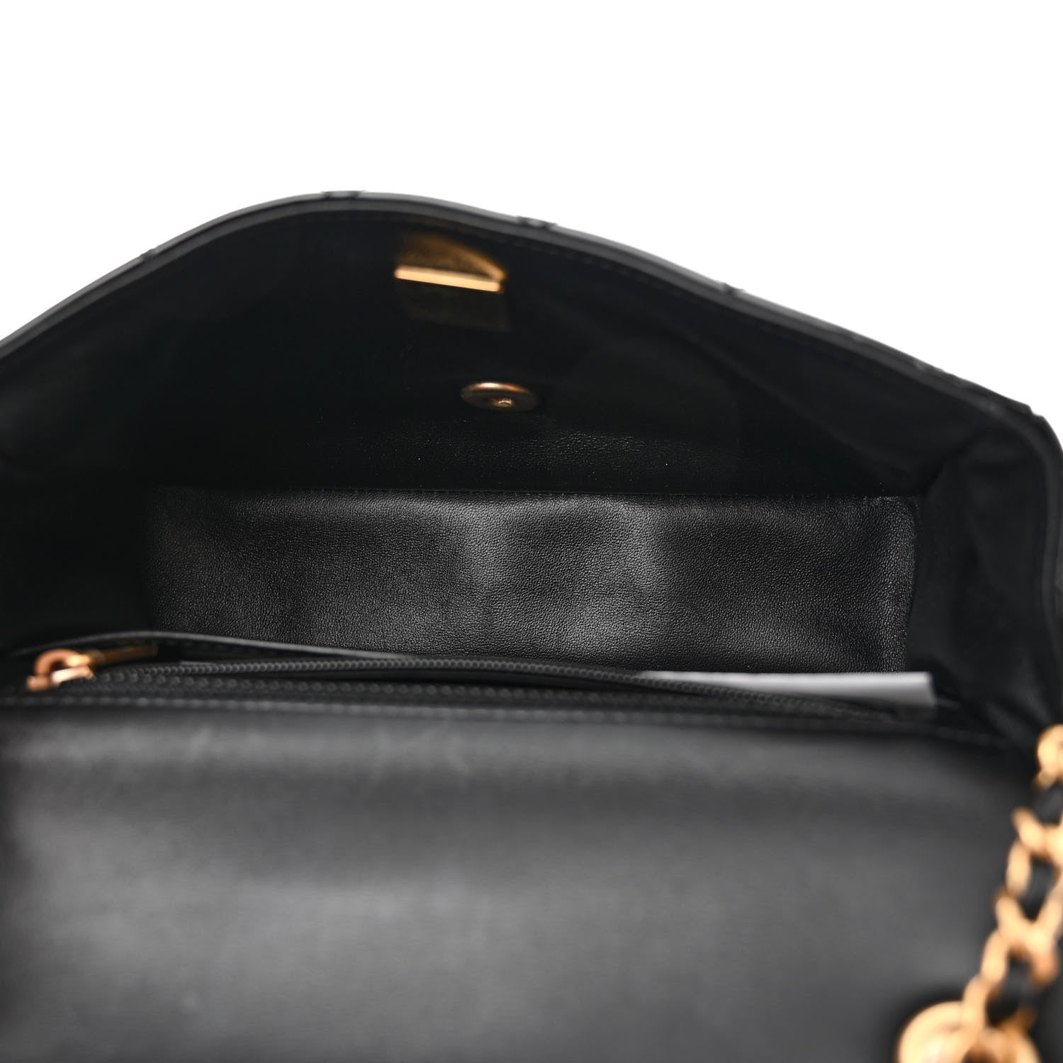 Chanel Patent Enamel Quilted Small Coco Hearts Square Flap Black 5 of 11