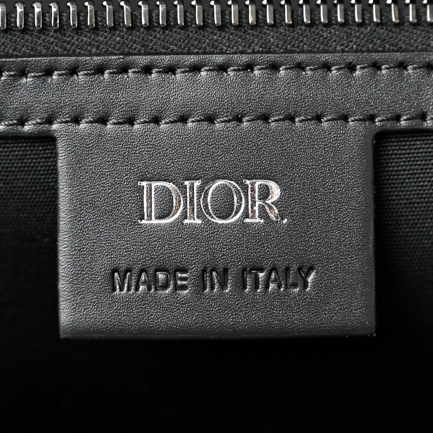 Christian Dior Coated Canvas CD Diamond Lingot 50 Bag Black 5 of 9