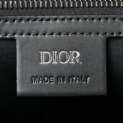Christian Dior Coated Canvas CD Diamond Lingot 50 Bag Black 5 of 9