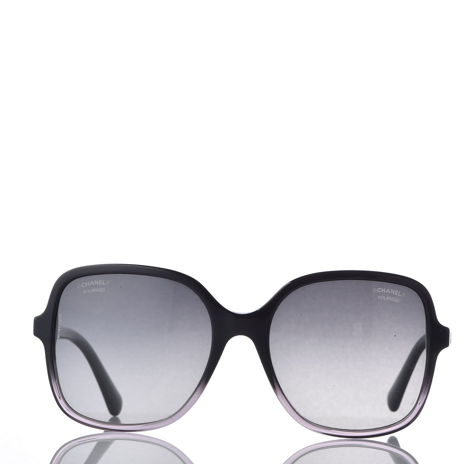 Chanel Polarized CC Sunglasses 1349 Black 2 of 9
