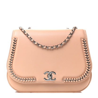 Chanel Calfskin Medium Braided Chic Flap Beige 1 of 4