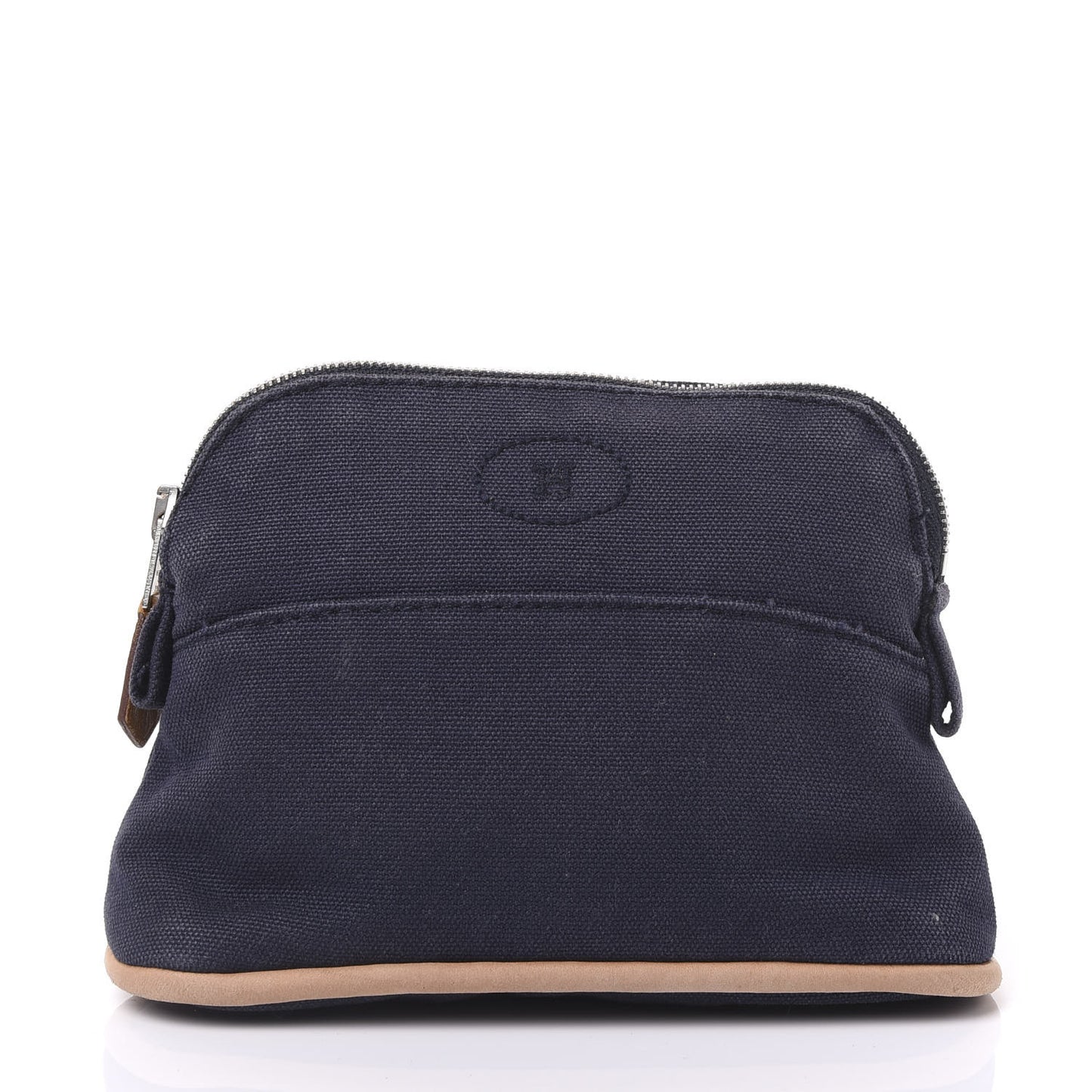 Cotton Canvas Mini Bolide Travel Cosmetic Pouch