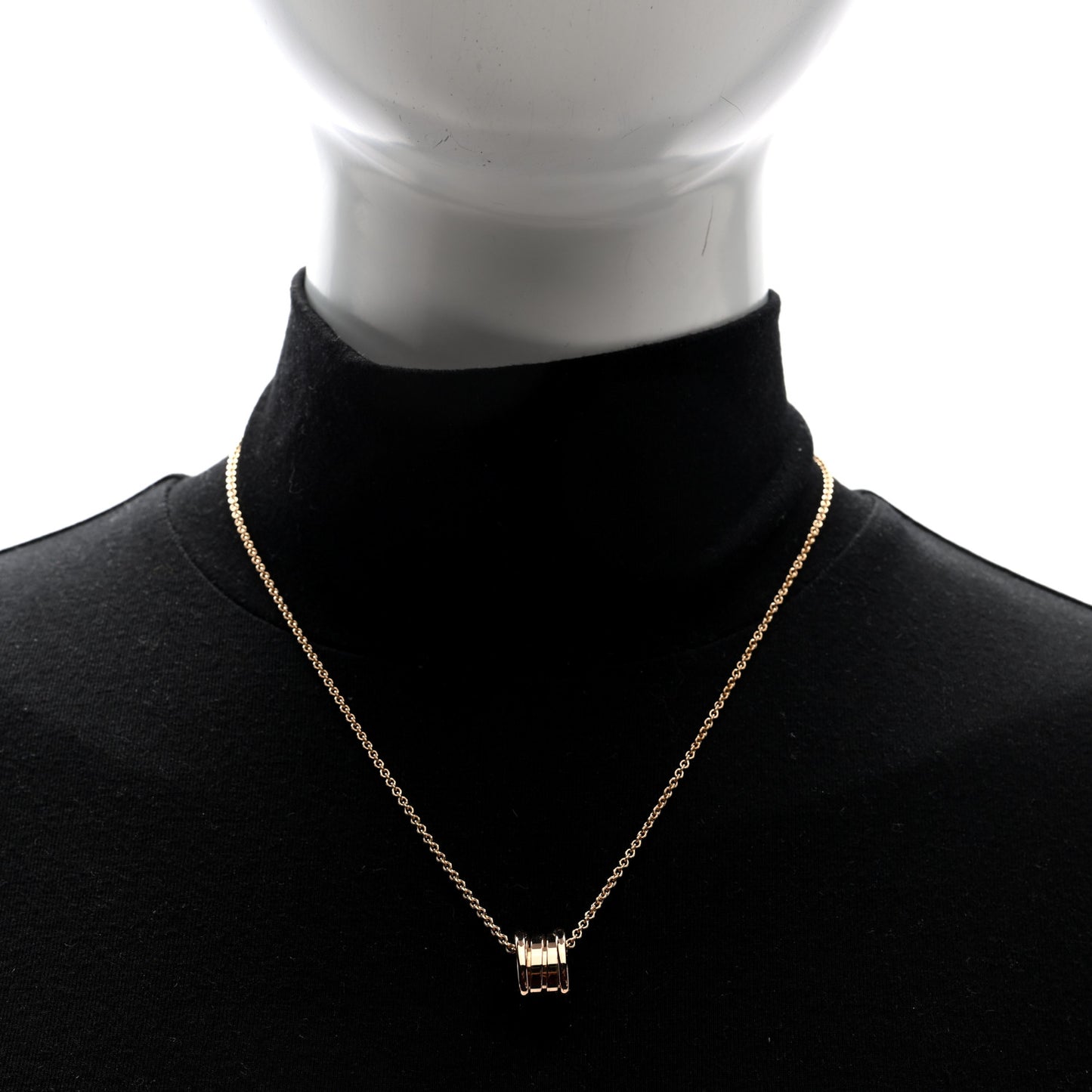 18K Rose Gold B.Zero1 Pendant Necklace