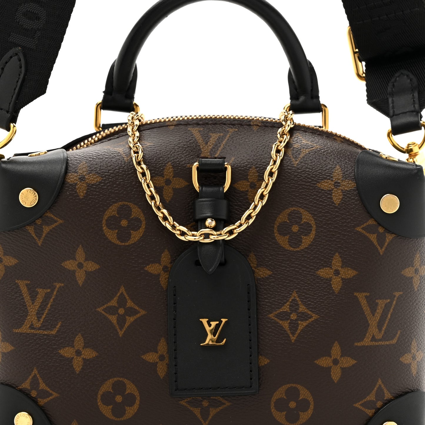 Monogram Petite Malle Souple Black