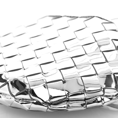 Bottega Veneta Mirror Laminated Nappa Intrecciato Mini Sardine Bag Silver 9 of 9
