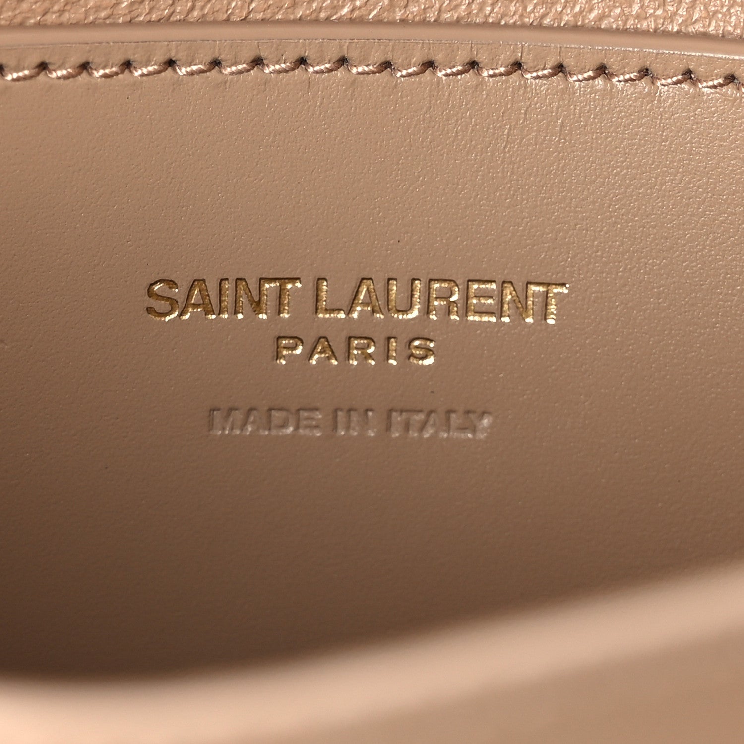 Saint Laurent Box Calfskin Mini Voltaire Shoulder Bag Dark Cork 6 of 12