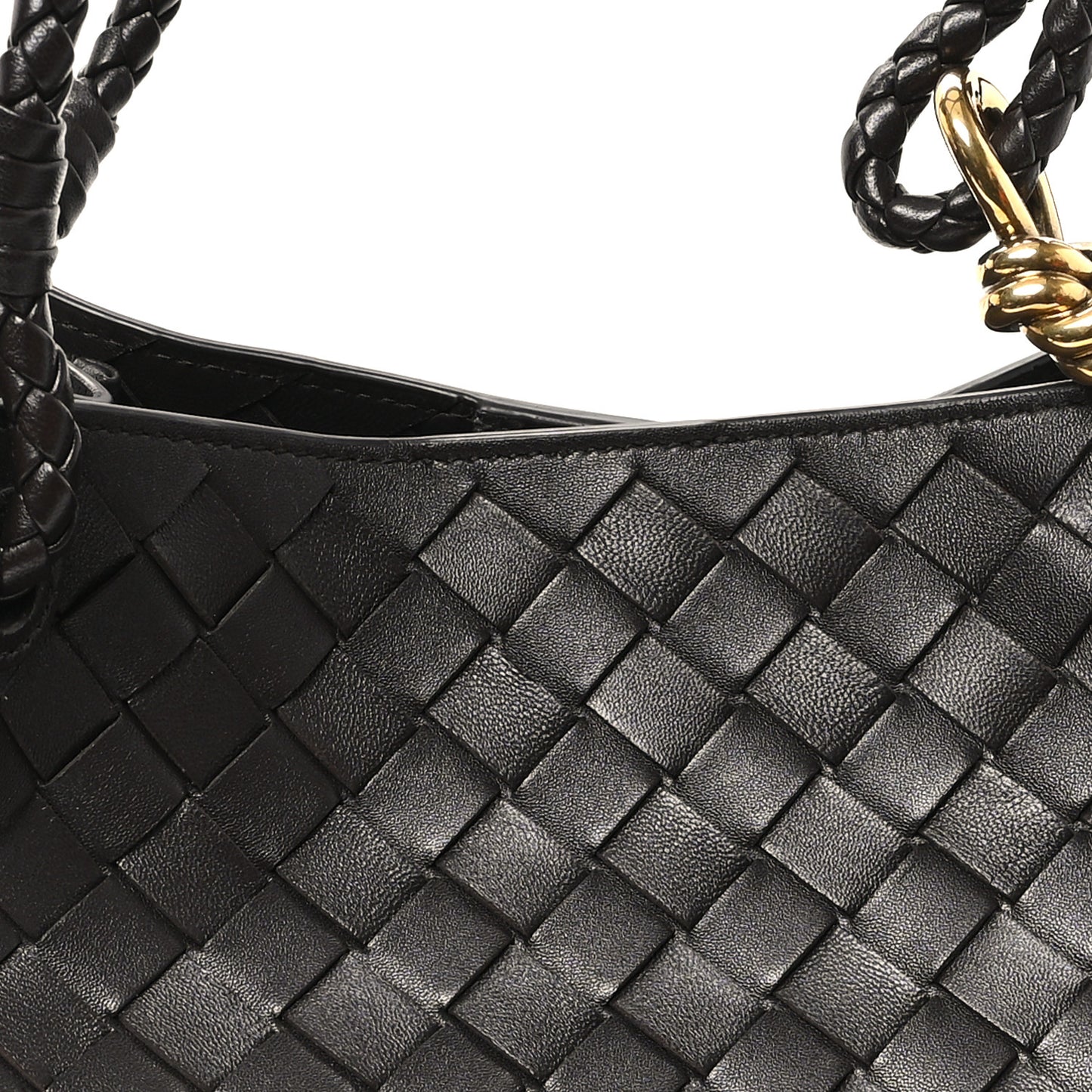 Nappa Intrecciato Small Parachute Shoulder Bag Fondant