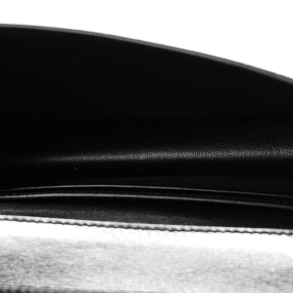 Saint Laurent Smooth Calfskin Monogram Crossbody Bag Black 5 of 9