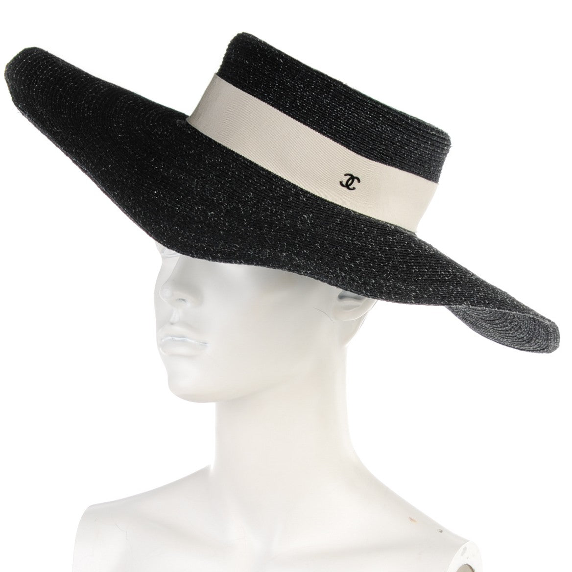 Woven CC Wide Brim Hat M Navy