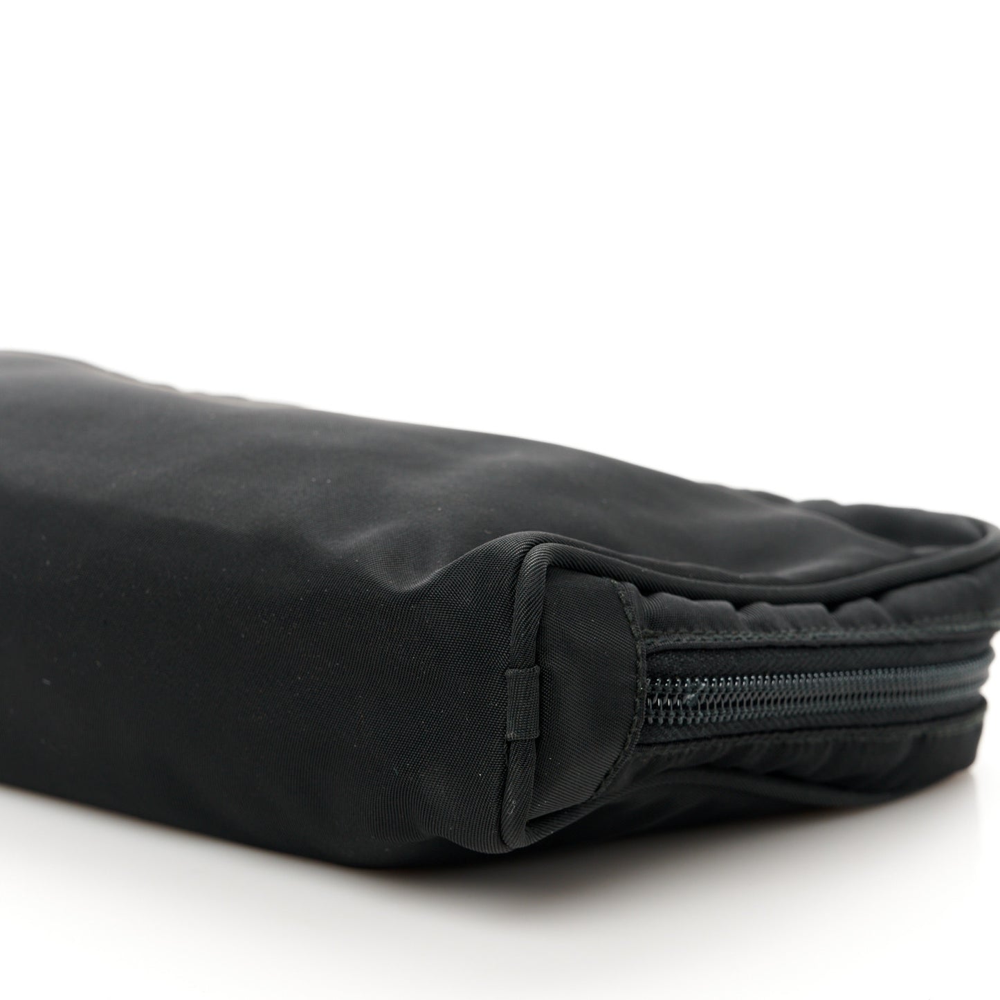 Tessuto Nylon Vela Cosmetic Pouch Black