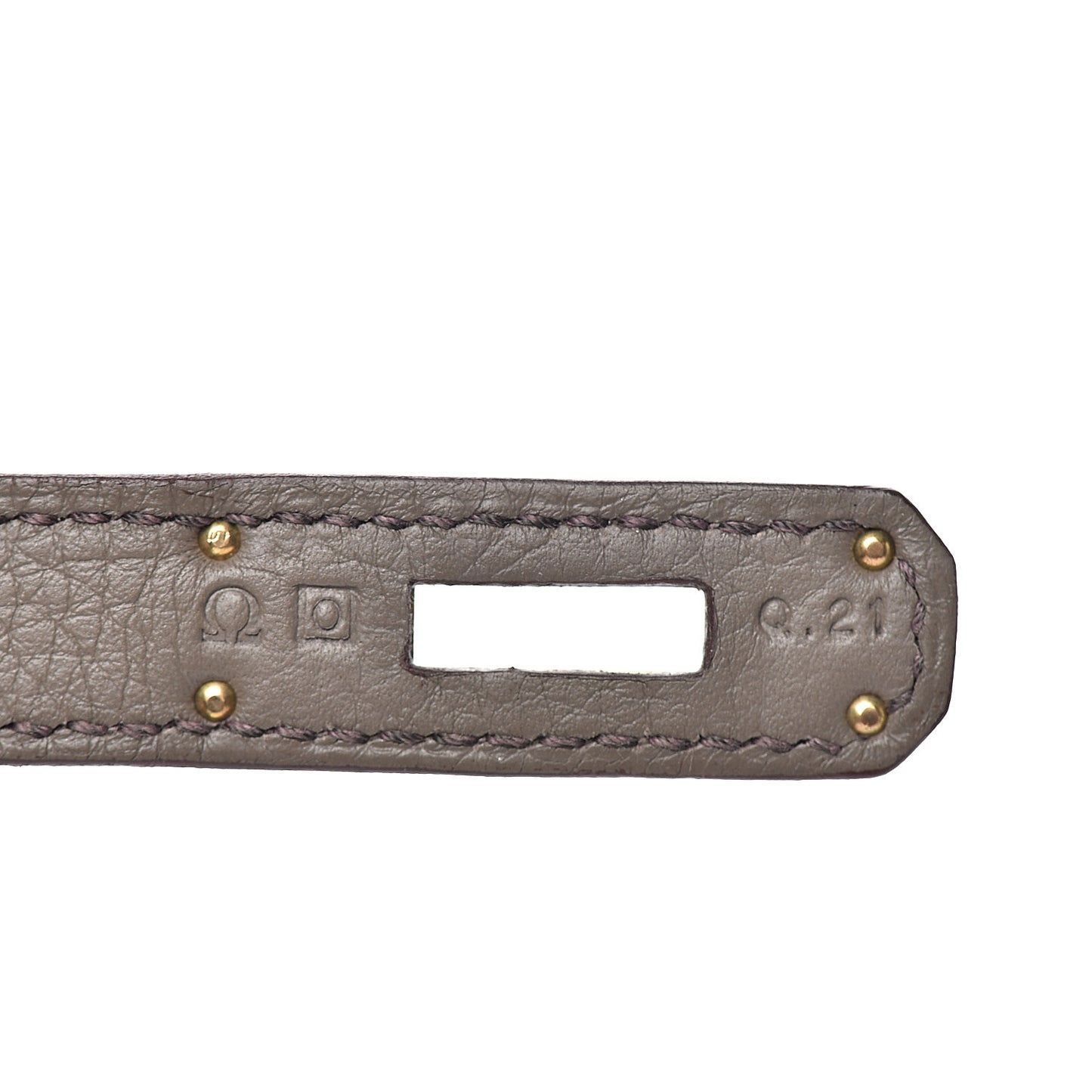 Taurillon Clemence Lizard Club Birkin 35 Etain Graphite