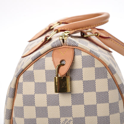 Louis Vuitton Damier Azur Speedy 30 10 of 11