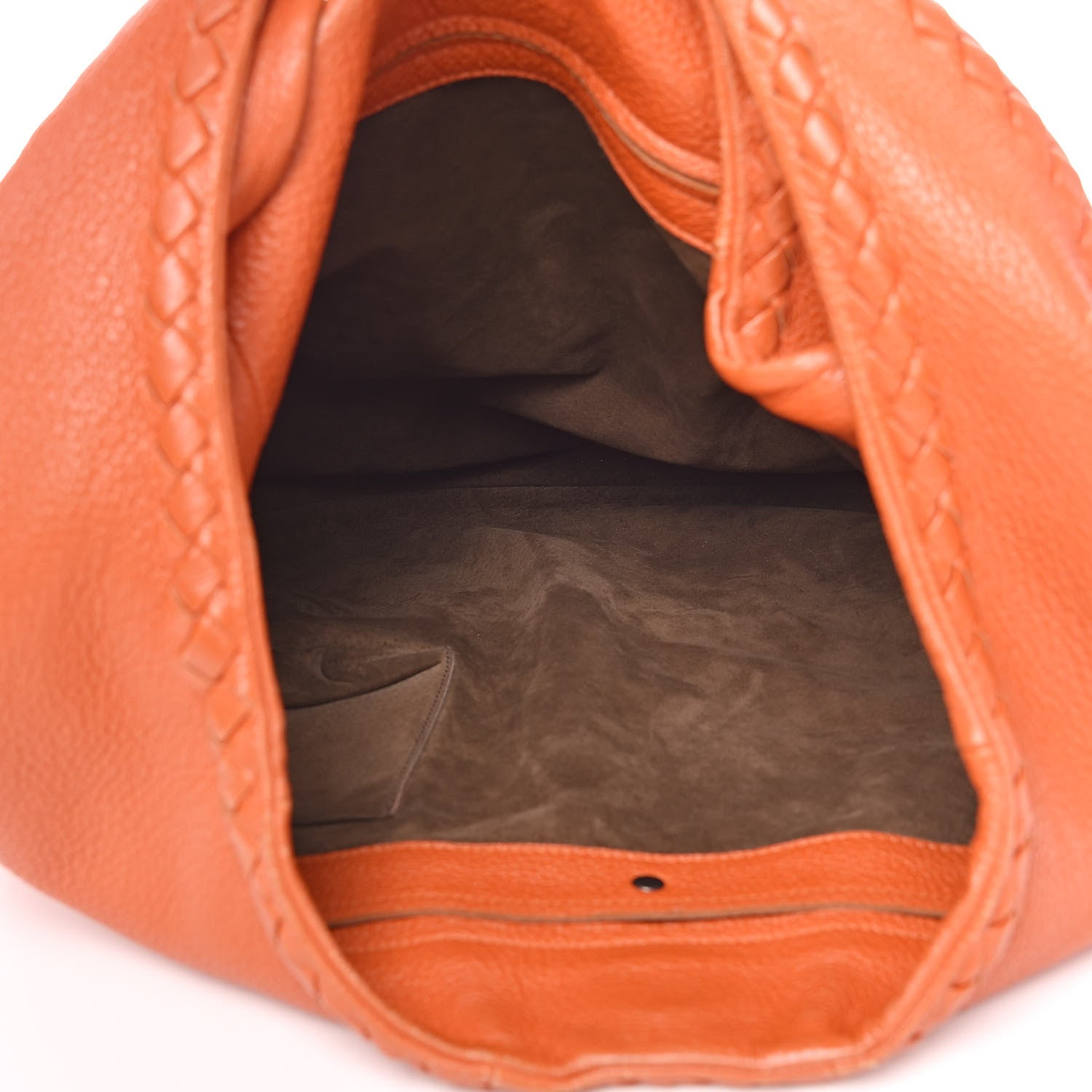 Bottega Veneta Cervo Deerskin Large Hobo Tangerine 5 of 19