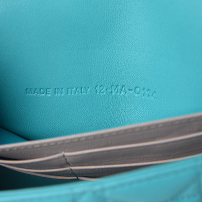 Christian Dior Lambskin Cannage Miss Dior Promenade Pouch Turquoise 7 of 15