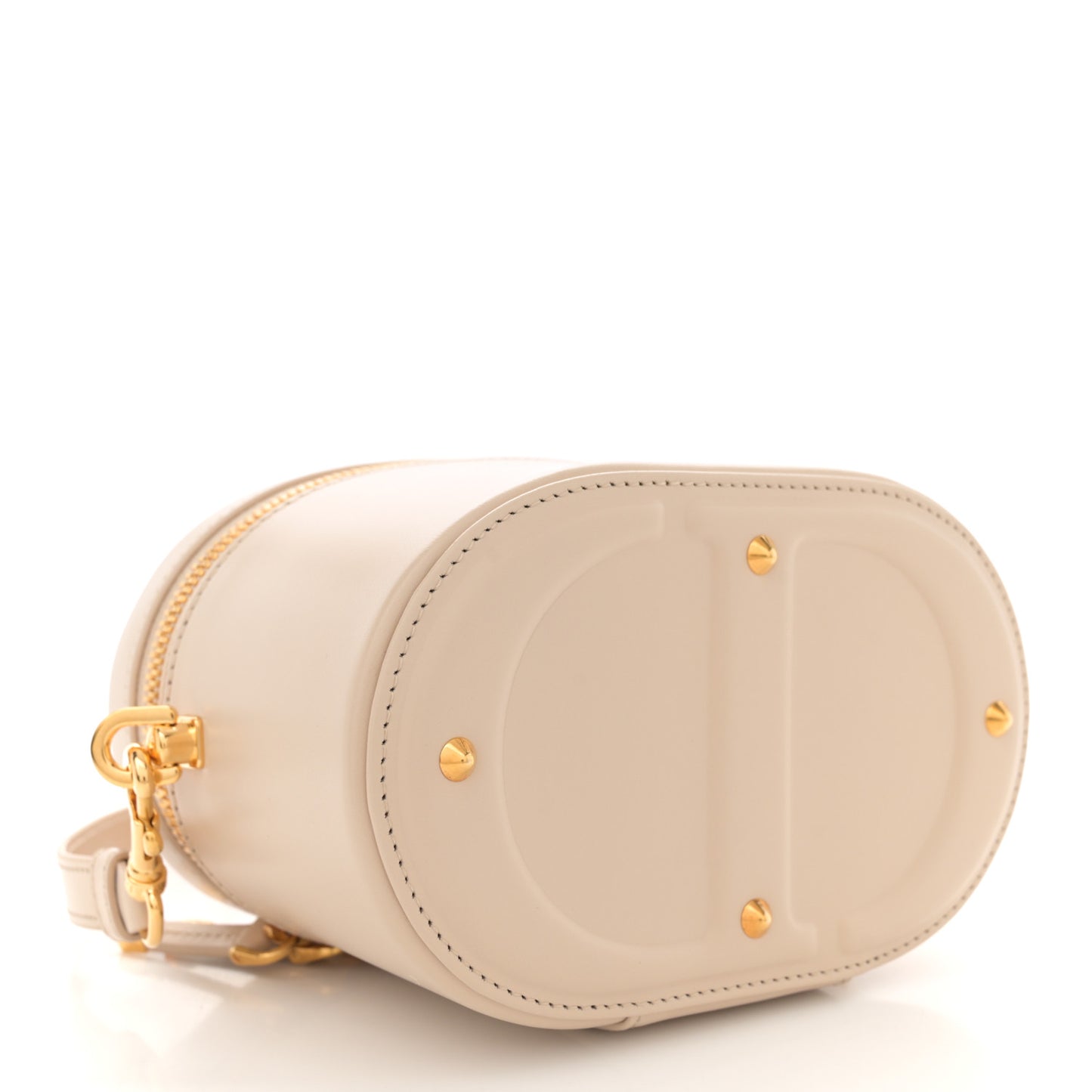 Calfskin Signature CD Vanity Case Caramel Beige