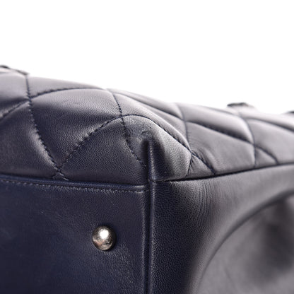 Chanel Lambskin Quilted Trendy CC Tote Navy 9 of 19