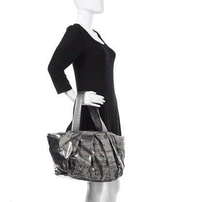 Chanel Lacquered Canvas Medium Unlimited Tote Argent Fonce 2 of 9