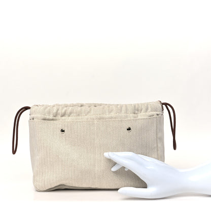 Hermes Canvas Barenia Fourbi 25 MM Bag Insert Natural Fauve 2 of 11