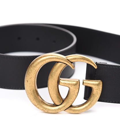Gucci Calfskin Double G 40mm Belt 75 30 Black 6 of 6