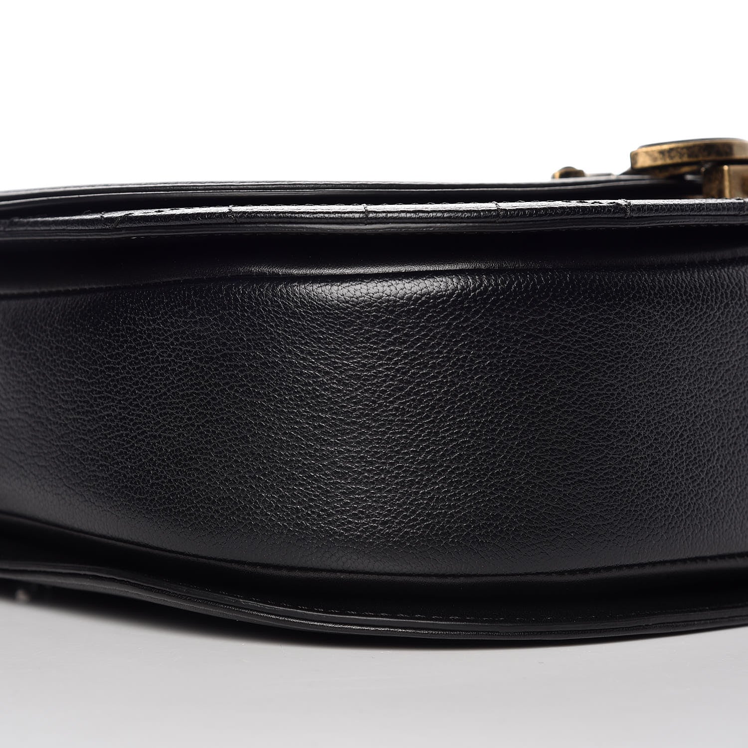 Chanel Shiny Calfskin Goatskin Quilted Medium Coco Curve Messenger Flap Black 6 of 10