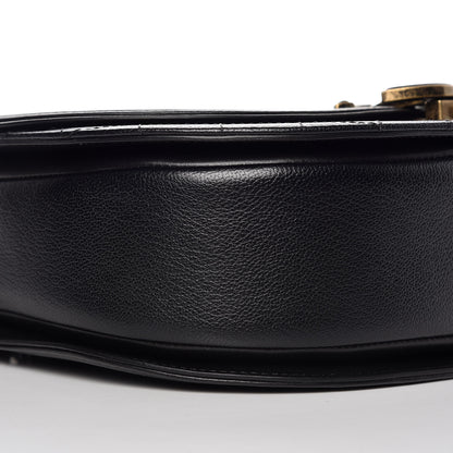 Chanel Shiny Calfskin Goatskin Quilted Medium Coco Curve Messenger Flap Black 6 of 10