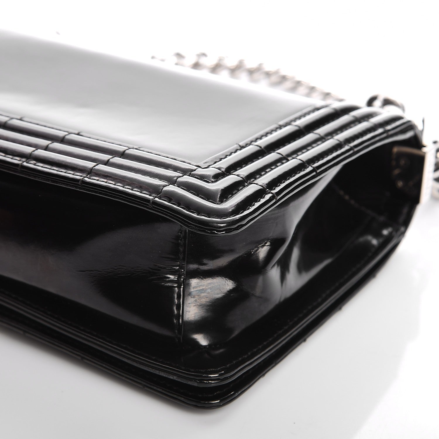 Chanel Glazed Calfskin Medium Boy Flap Black 11 of 13