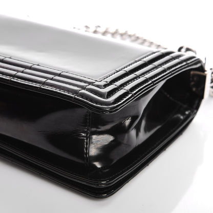 Chanel Glazed Calfskin Medium Boy Flap Black 11 of 13