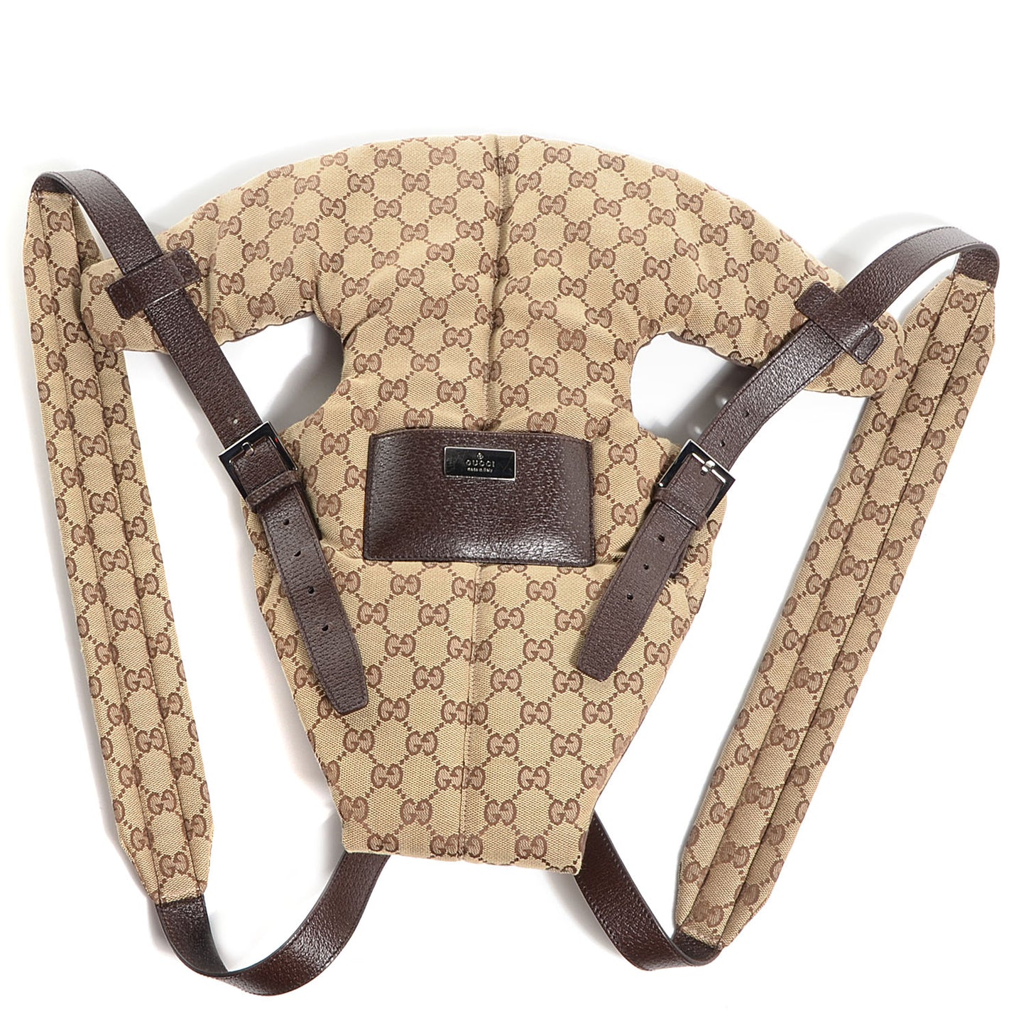 Gucci Monogram Baby Carrier Brown 83527 – FASHIONPHILE