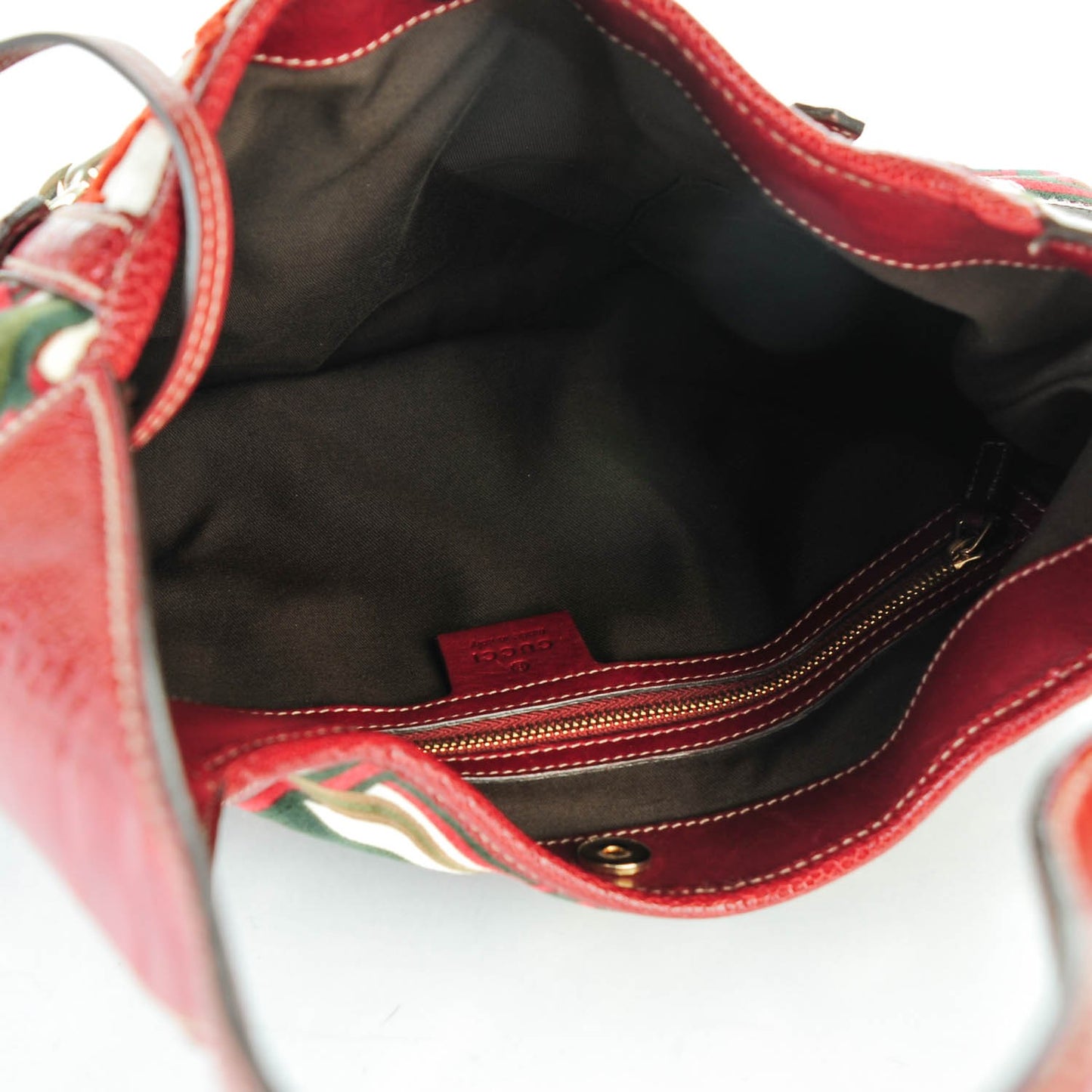 Velvet 85th Anniversary Horsebit Hobo Red