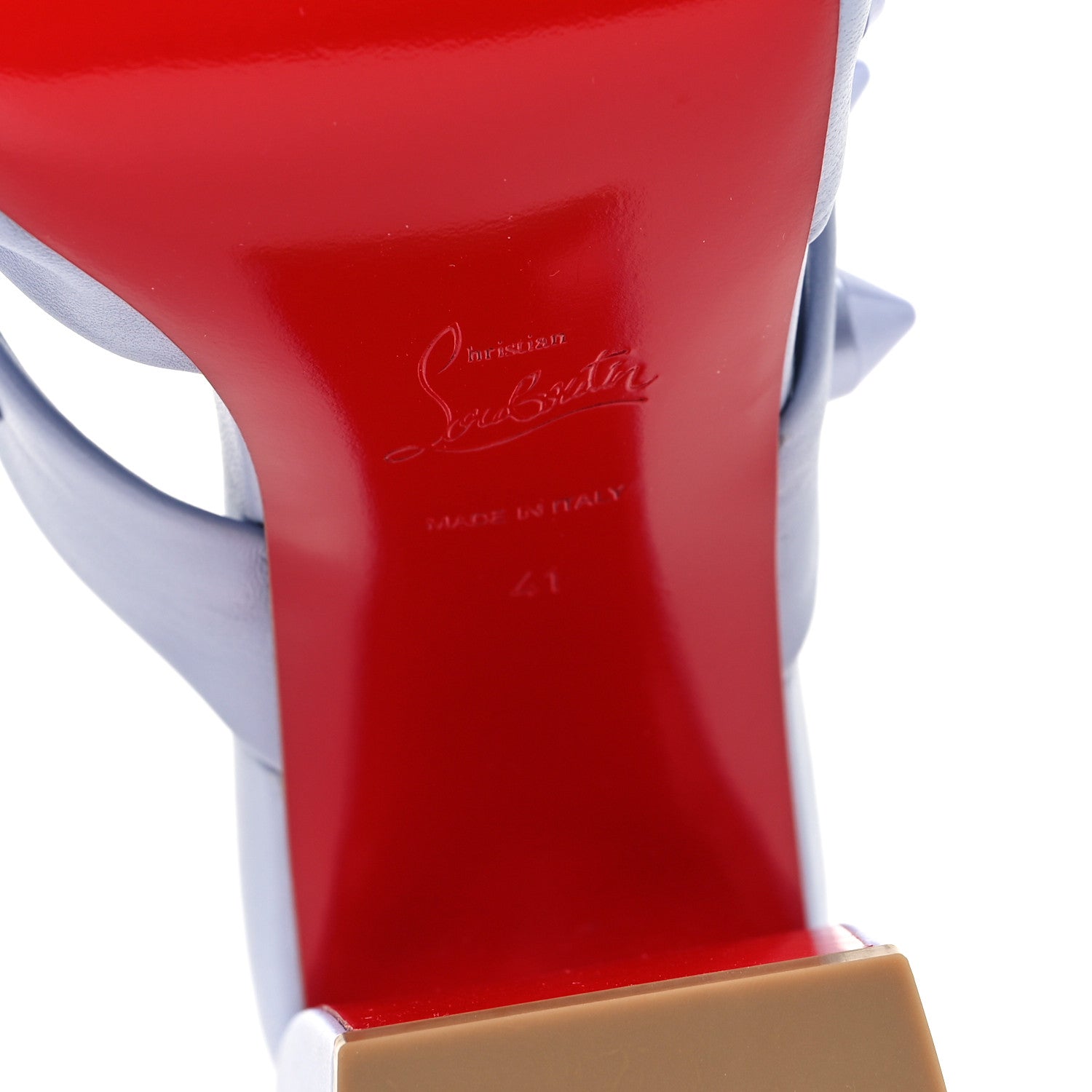 Christian Louboutin Nappa Spika Club 85 Sandals 41 Skylight 7 of 9