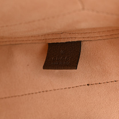 Gucci GG Supreme Monogram Web Ophidia Tote Brown 6 of 13