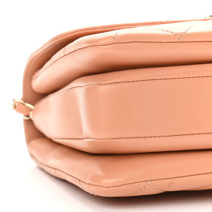 Chanel Lambskin Quilted Small Trendy CC Dual Handle Flap Bag Camel 9 of 11