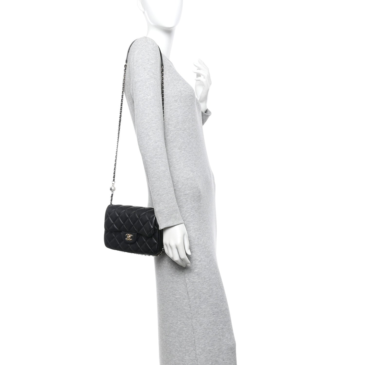 Chanel Lambskin Quilted Small My Precious Flap Black 2 of 13