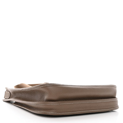 Hermes Taurillon Clemence Evelyne III PM Etoupe 4 of 9