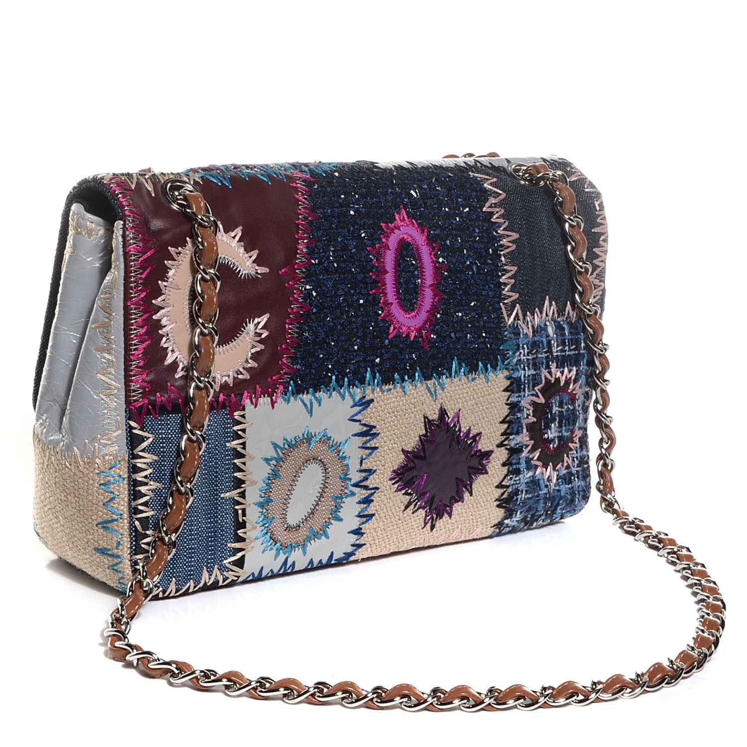 Chanel Patchwork Jumbo Flap Multicolor 3 of 8