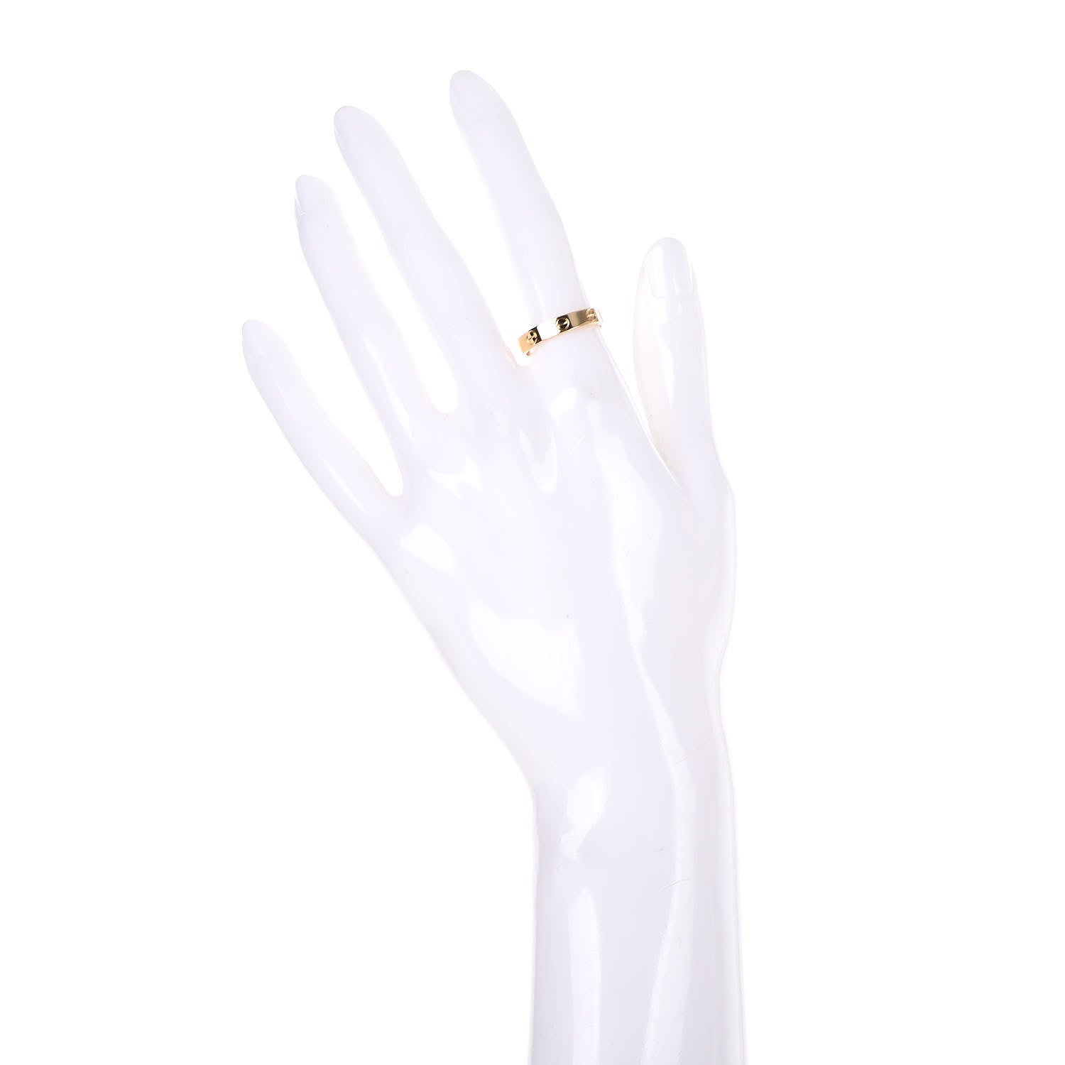 Cartier 18K Yellow Gold 3.5mm LOVE Wedding Band Ring 54 6.75 2 of 8