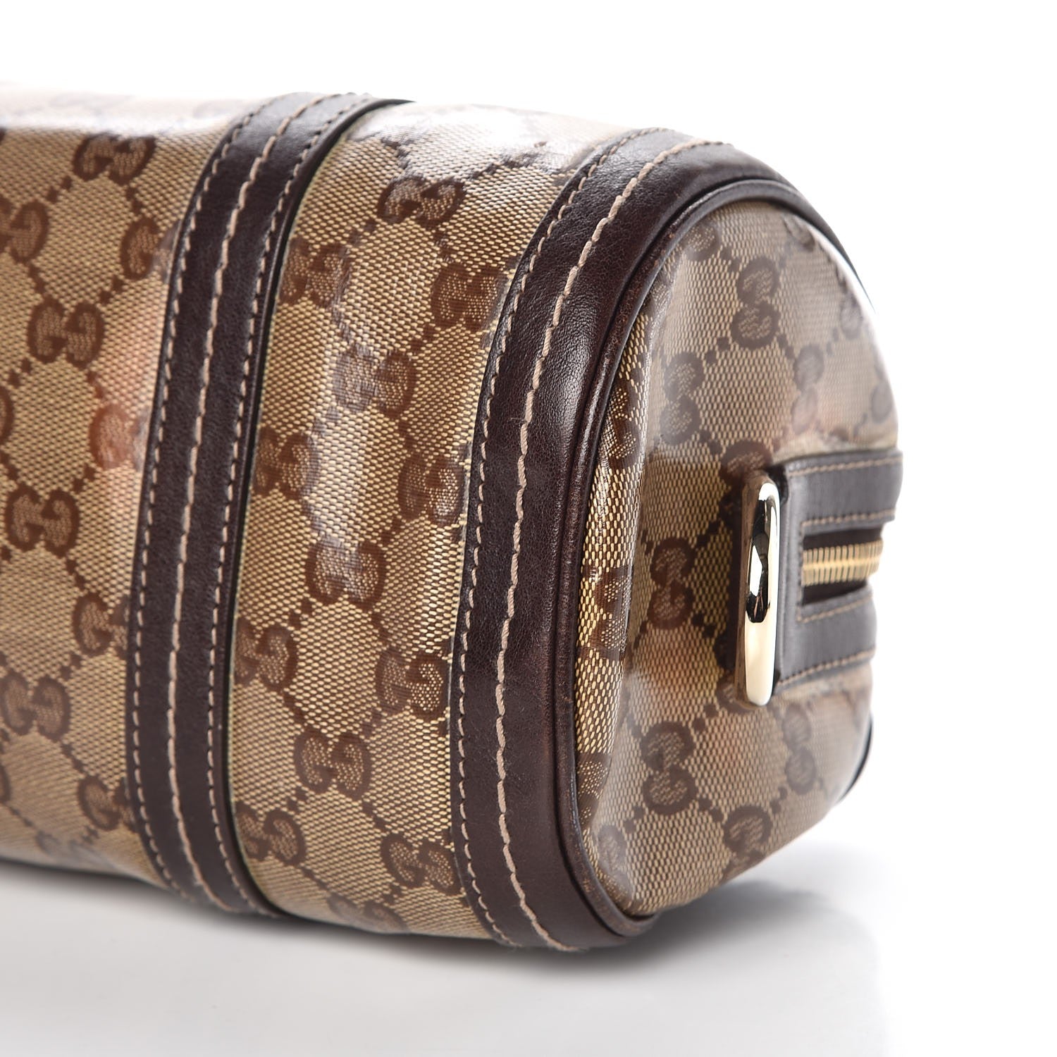 Gucci Crystal Monogram Duchessa Small Boston Bag Brown 9 of 9