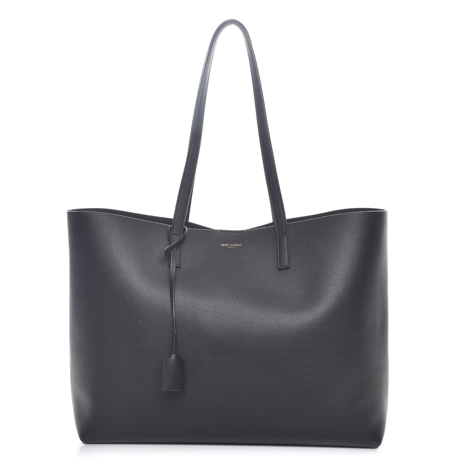 Saint Laurent Calfskin Large Shopping Tote Black 1 of 9