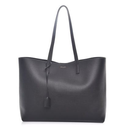 Saint Laurent Calfskin Large Shopping Tote Black 1 of 9