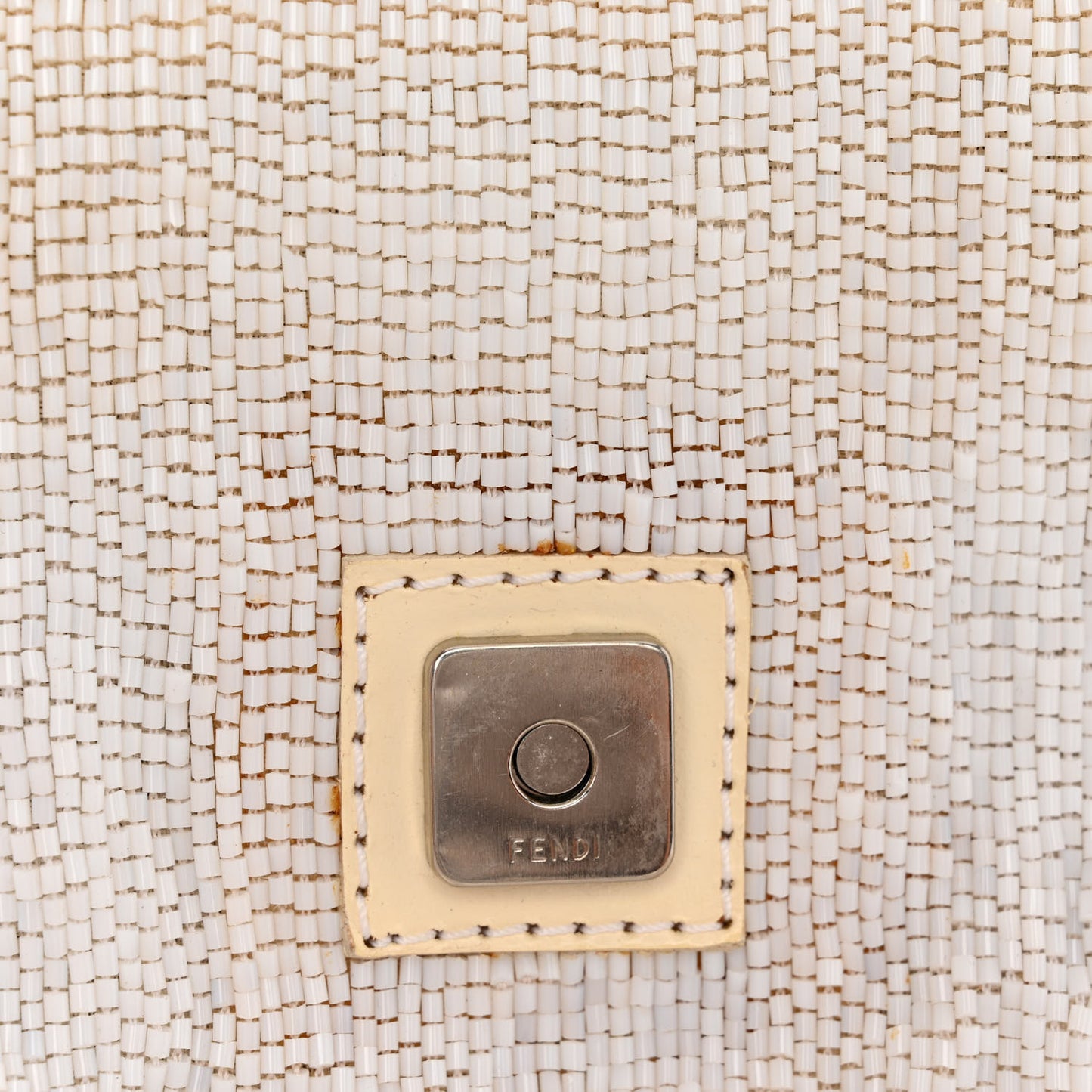 Beaded Baguette White