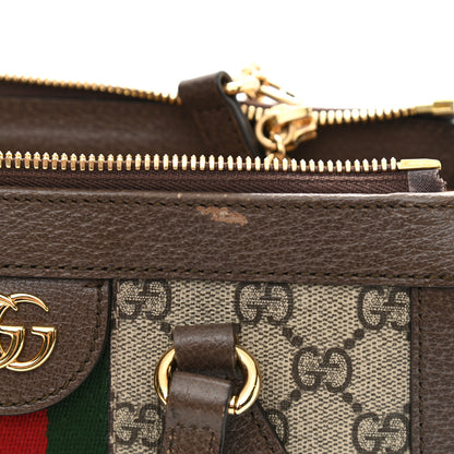 Gucci GG Supreme Monogram Small Ophidia Tote Bag Brown 13 of 17
