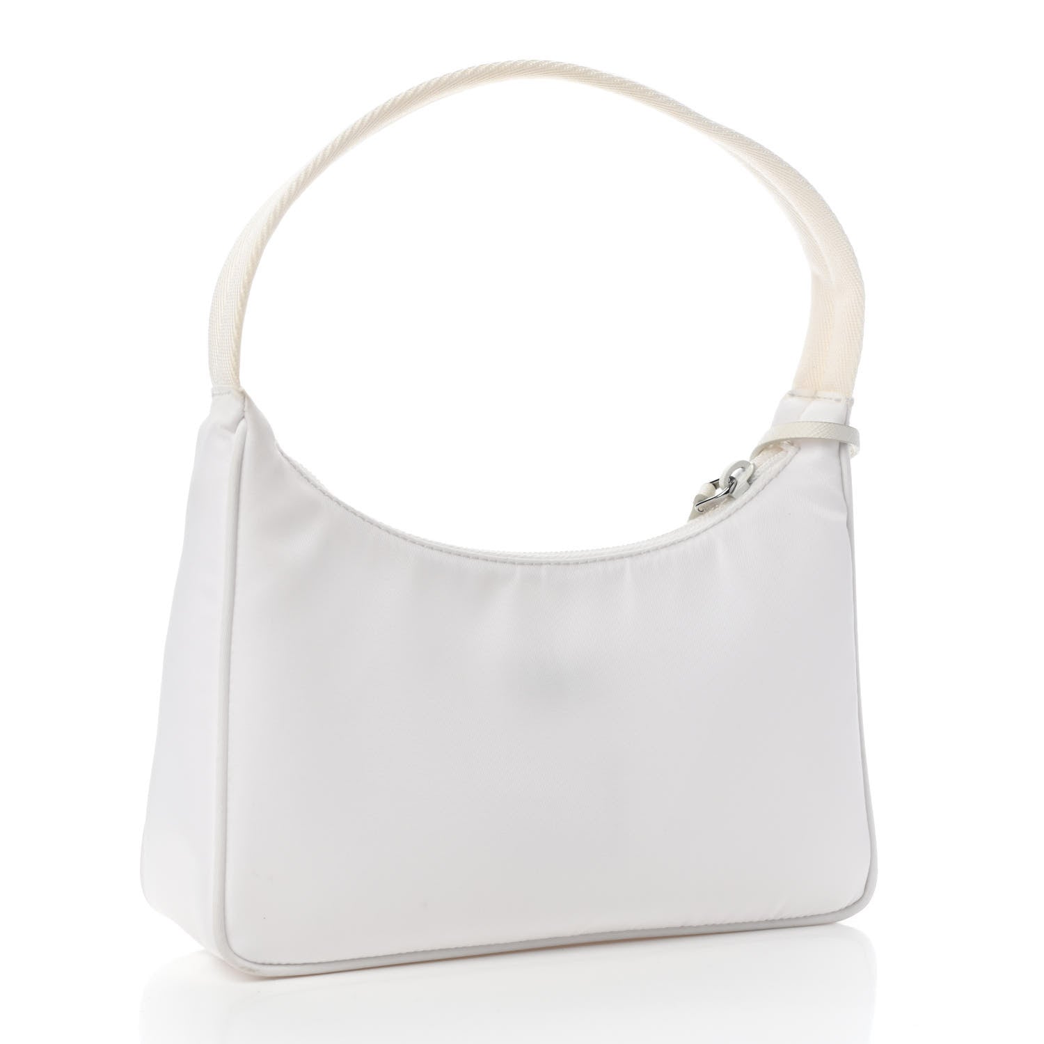 Prada Tessuto Nylon Mini Re-Edition 2000 Bag White 2 of 8